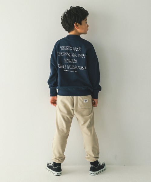 jeans-b（ジーンズベー）の「jeans-b/ジーンズベー EVERYDAY　トレーナー（スウェット・キッズ・ネイビー/サンドベージュ/ブラック・140cm/130cm/160cm/150cm）」の9枚目の写真