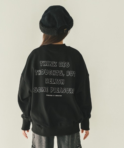 jeans-b（ジーンズベー）の「jeans-b/ジーンズベー EVERYDAY　トレーナー（スウェット・キッズ・ネイビー/サンドベージュ/ブラック・140cm/130cm/160cm/150cm）」の10枚目の写真