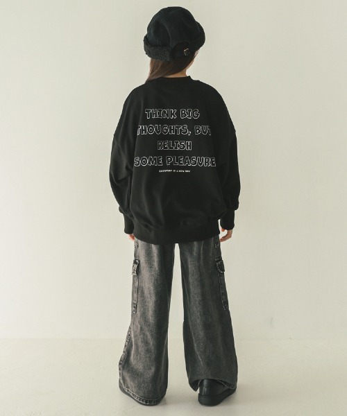 jeans-b（ジーンズベー）の「jeans-b/ジーンズベー EVERYDAY　トレーナー（スウェット・キッズ・ネイビー/サンドベージュ/ブラック・140cm/130cm/160cm/150cm）」の12枚目の写真