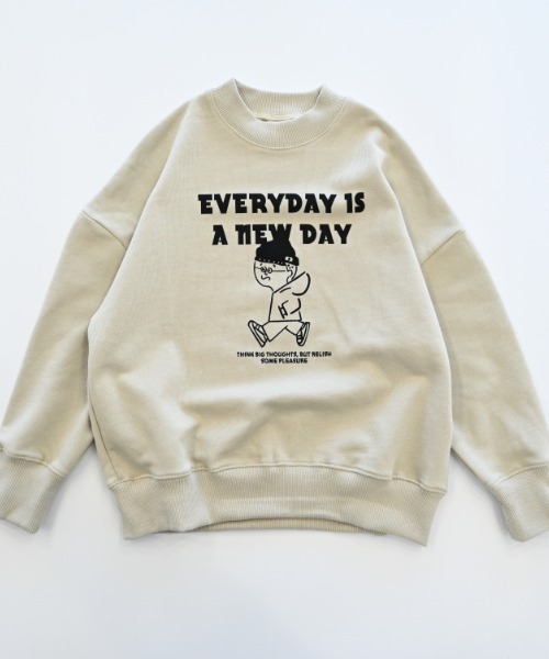 jeans-b（ジーンズベー）の「jeans-b/ジーンズベー EVERYDAY　トレーナー（スウェット・キッズ・ネイビー/サンドベージュ/ブラック・140cm/130cm/160cm/150cm）」の15枚目の写真