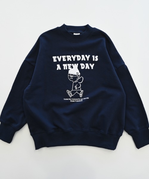 jeans-b（ジーンズベー）の「jeans-b/ジーンズベー EVERYDAY　トレーナー（スウェット・キッズ・ネイビー/サンドベージュ/ブラック・140cm/130cm/160cm/150cm）」の19枚目の写真