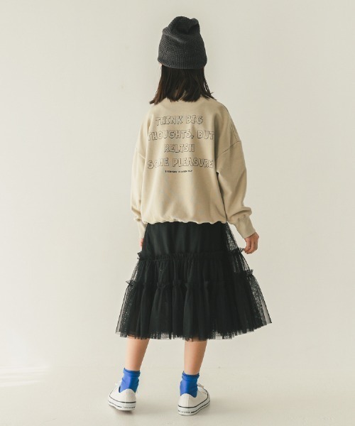 jeans-b（ジーンズベー）の「jeans-b/ジーンズベー EVERYDAY　トレーナー（スウェット・キッズ・ネイビー/サンドベージュ/ブラック・140cm/130cm/160cm/150cm）」の6枚目の写真