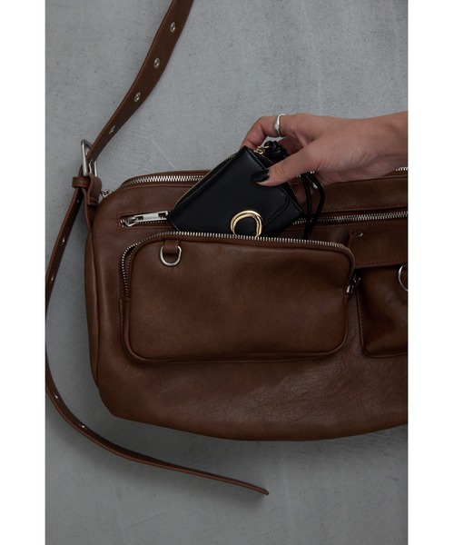 マルチポケットラウンドバッグ / ショルダーバッグ（ショルダーバッグ