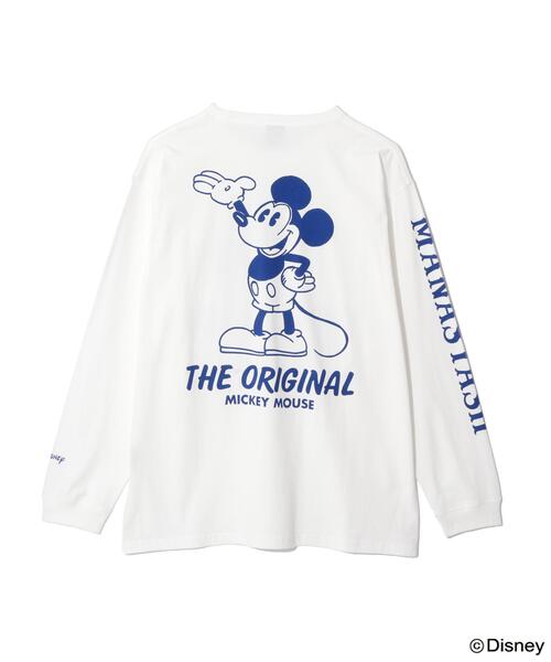 MANASTASH(マナスタッシュ)の「MANASTASH/マナスタッシュ/MICKEY L/S TEE THE ORIGINAL(Tシャツ/カットソー・メンズ・ブラック/ホワイト・XL/S/M/L)」の5枚目の写真