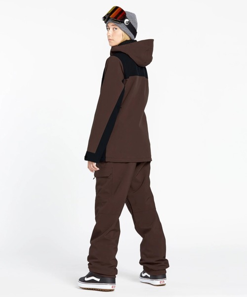 VOLCOM(ボルコム)の「【VOLCOM/ボルコム】 Womens Creston 3D Stretch Bib Overalls /スキースノーボードストレッチビブパンツ(その他パンツ・レディース・ブラウン系その他・MEDIUM/SMALL)」の5枚目の写真