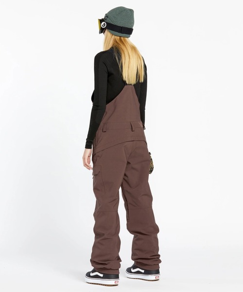 VOLCOM(ボルコム)の「【VOLCOM/ボルコム】 Womens Creston 3D Stretch Bib Overalls /スキースノーボードストレッチビブパンツ(その他パンツ・レディース・ブラウン系その他・MEDIUM/SMALL)」の6枚目の写真