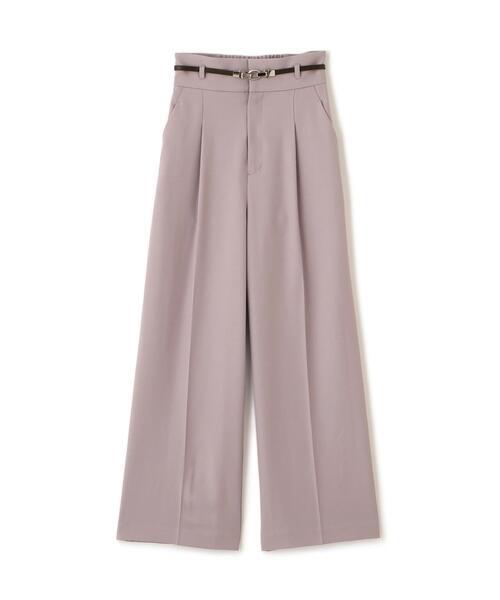 JILL by JILL STUART（ジルバイジルスチュアート）の「◇ ＜セットアップ対応＞ベーシックツイルビットベルトパンツ（その他パンツ・レディース・グレー/ブラウン/ネイビー・SMALL/MEDIUM）」の9枚目の写真