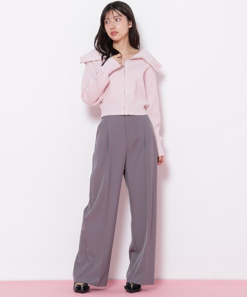 ◇ ＜セットアップ対応＞ベーシックツイルビットベルトパンツ