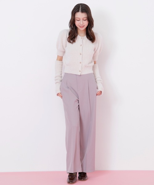 JILL by JILL STUART（ジルバイジルスチュアート）の「◇ ＜セットアップ対応＞ベーシックツイルビットベルトパンツ（その他パンツ・レディース・グレー/ブラウン/ネイビー・SMALL/MEDIUM）」の5枚目の写真