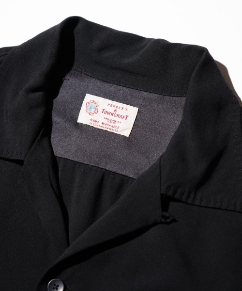 TOWNCRAFT(タウンクラフト)の「TOWN CRAFT タウンクラフト / 50S BLACK LOOPCOLLAR SHIRT(シャツ/ブラウス・メンズ・ブラック系1/ブラック/ブラック系2・MEDIUM/LARGE/SMALL)」の18枚目の写真