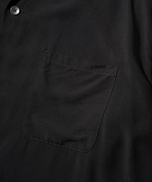 TOWNCRAFT(タウンクラフト)の「TOWN CRAFT タウンクラフト / 50S BLACK LOOPCOLLAR SHIRT(シャツ/ブラウス・メンズ・ブラック系1/ブラック/ブラック系2・MEDIUM/LARGE/SMALL)」の20枚目の写真