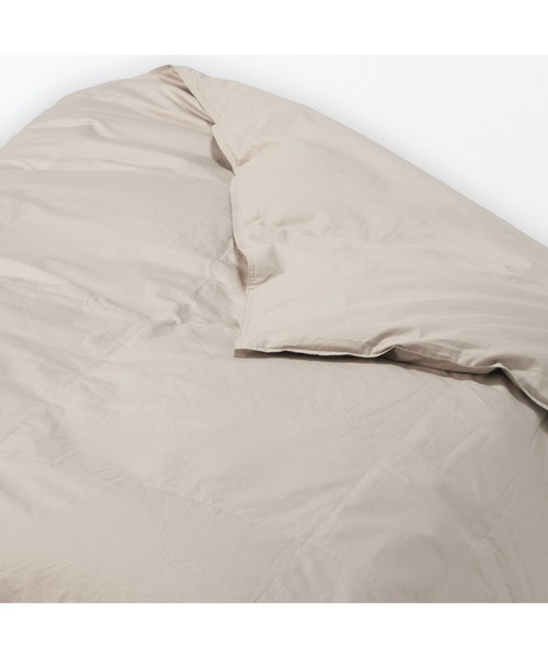カバーがなくても使える 洗える羽毛薄掛ふとん／D 190×210cm