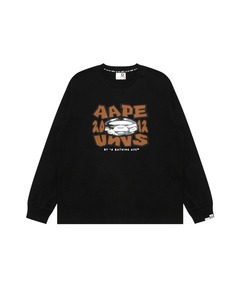 AAPE THEME MAIN LONG SLEEVE TEE