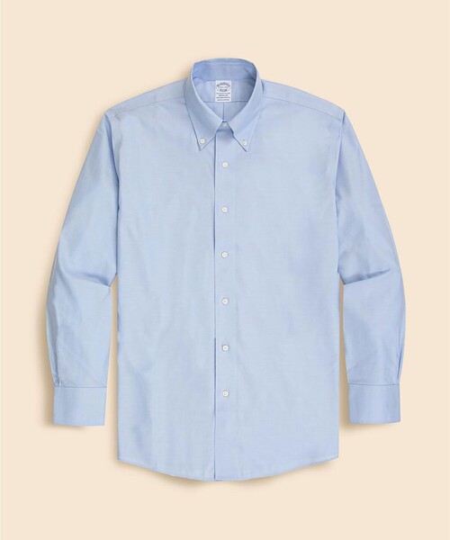 BROOKS BROTHERS(ブルックスブラザーズ)の「スーピマコットンストレッチ フレンチプラケット ドレスシャツ Regular Fit(ビジネスシャツ・メンズ・ライトブルー・14 1/2-31/15-31/15-32/15-33/15 1/2-31/15 1/2-32/15 1/2-33/16-31/16-32/16-33/16 1/2-32/16 1/2-33)」の4枚目の写真