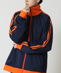 ARCADE（アーケード）の「トラックジャケット ハイネック オーバーサイズ ダブルライン ジャージ（ブルゾン）」