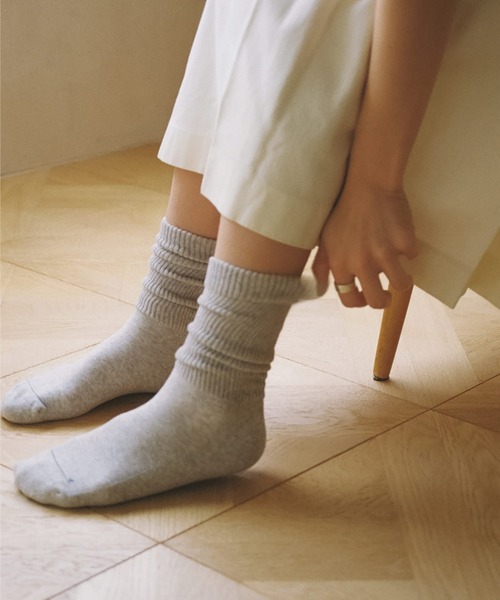 HANES（ヘインズ）の「【Hanes】dodojean 百々千春さんコラボレーション　フルレングスソックス3P（ソックス/靴下・レディース・ホワイト/グレー/ブラック・FREE）」の3枚目の写真