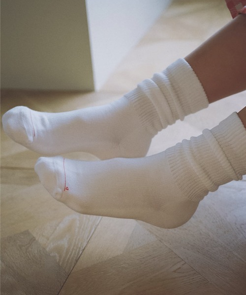 HANES（ヘインズ）の「【Hanes】dodojean 百々千春さんコラボレーション　フルレングスソックス3P（ソックス/靴下・レディース・ホワイト/グレー/ブラック・FREE）」の2枚目の写真