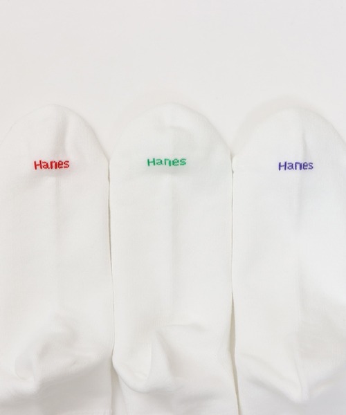 HANES（ヘインズ）の「【Hanes】dodojean 百々千春さんコラボレーション　フルレングスソックス3P（ソックス/靴下・レディース・ホワイト/グレー/ブラック・FREE）」の6枚目の写真
