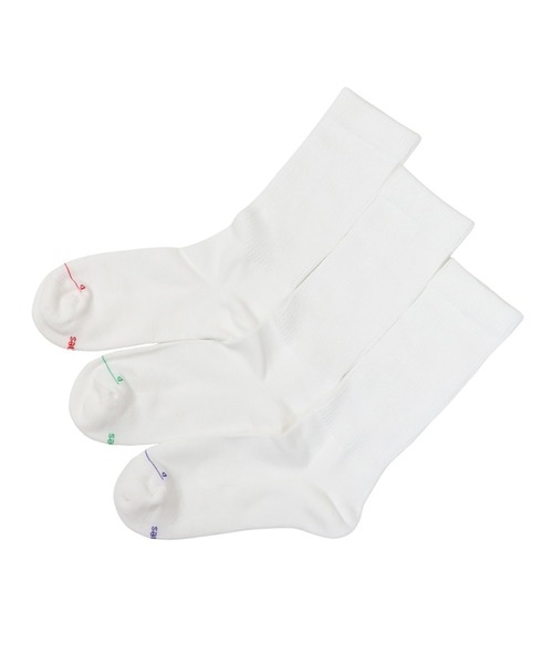 HANES（ヘインズ）の「【Hanes】dodojean 百々千春さんコラボレーション　フルレングスソックス3P（ソックス/靴下・レディース・ホワイト/グレー/ブラック・FREE）」の5枚目の写真