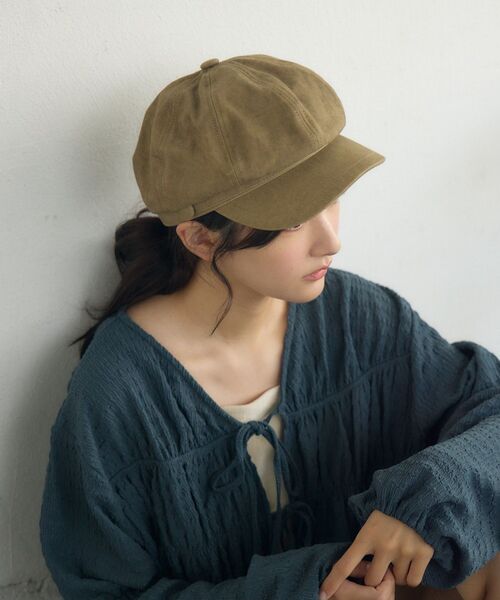 casita(RETRO GIRL)（カシータ）の「キャスケット（ハット・レディース・ブラック/ライトグレー/ベージュ・ONE SIZE）」の3枚目の写真