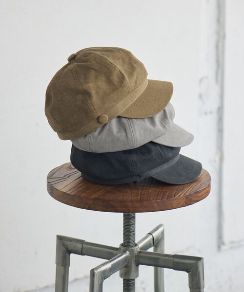 casita(RETRO GIRL)（カシータ）の「キャスケット（ハット・レディース・ブラック/ライトグレー/ベージュ・ONE SIZE）」の5枚目の写真
