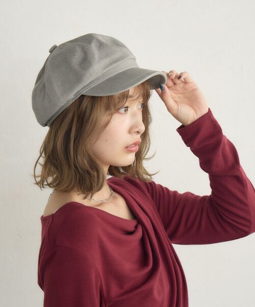casita(RETRO GIRL)（カシータ）の「キャスケット（ハット・レディース・ブラック/ライトグレー/ベージュ・ONE SIZE）」の16枚目の写真
