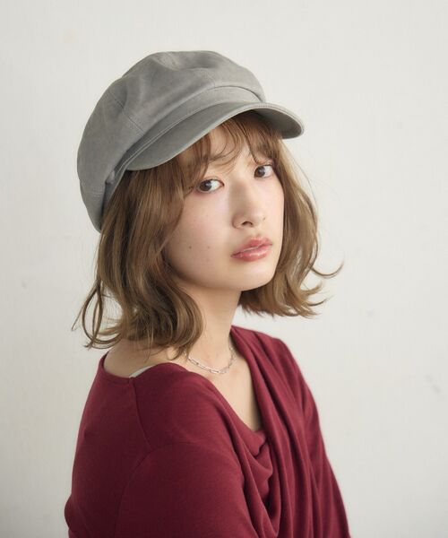 casita(RETRO GIRL)（カシータ）の「キャスケット（ハット・レディース・ブラック/ライトグレー/ベージュ・ONE SIZE）」の17枚目の写真