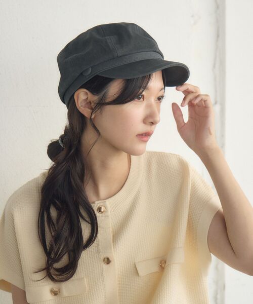 casita(RETRO GIRL)（カシータ）の「キャスケット（ハット・レディース・ブラック/ライトグレー/ベージュ・ONE SIZE）」の19枚目の写真