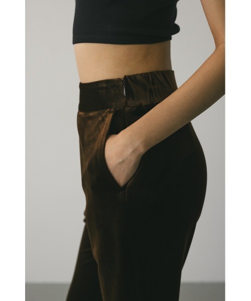 STYLEMIXER(スタイルミキサー)の「【大人気】ベロアフレアパンツ(その他パンツ・レディース・チャコールグレー/ブラウン・SMALL/MEDIUM/X-SMALL)」の19枚目の写真