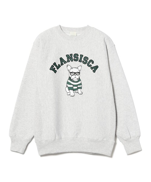 fLAnsisCA（フランシスカ）の「fLAnsisCA / Print Crewneck Sweat 25AW（スウェット・メンズ・ライトグレー/ネイビー・S/M/L/XL）」の14枚目の写真