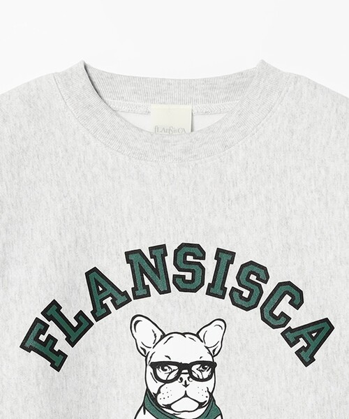 fLAnsisCA（フランシスカ）の「fLAnsisCA / Print Crewneck Sweat 25AW（スウェット・メンズ・ライトグレー/ネイビー・S/M/L/XL）」の15枚目の写真
