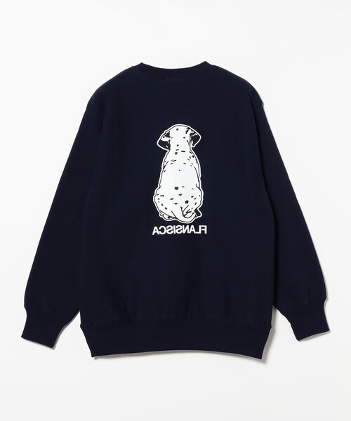 fLAnsisCA（フランシスカ）の「fLAnsisCA / Print Crewneck Sweat 25AW（スウェット・メンズ・ライトグレー/ネイビー・S/M/L/XL）」の6枚目の写真