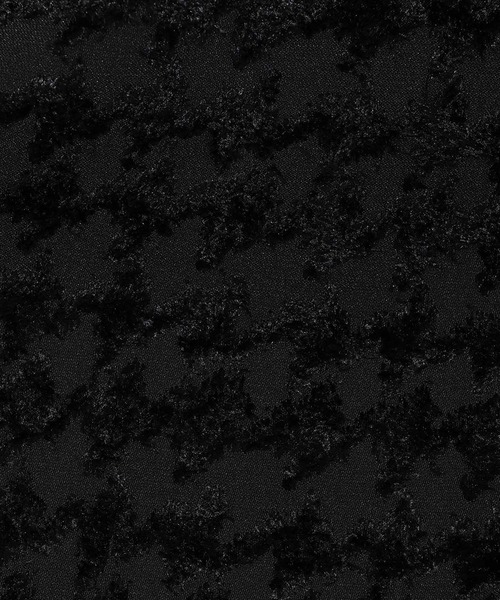 AND COUTURE（アンドクチュール）の「千鳥ジャガードミニスカート（スカート・レディース・ブラック/ネイビー・MEDIUM/SMALL）」の9枚目の写真
