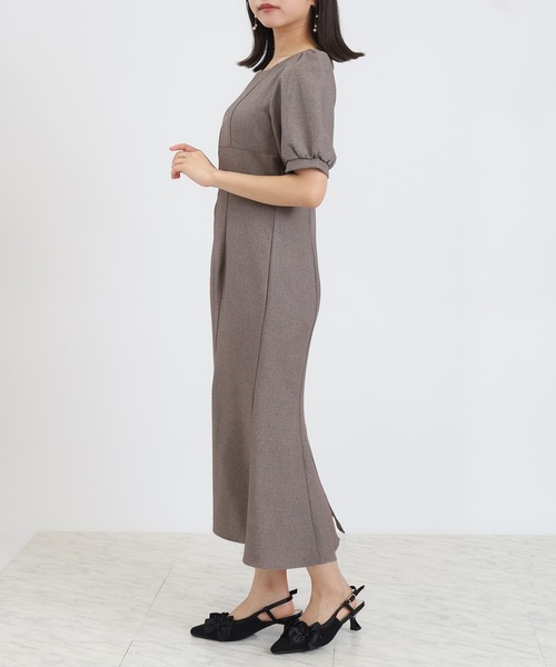 ASTORIA ODIER（アストリアオディール）の「フロントジップマーメイドワンピース（ワンピース・レディース・ブラック/ネイビー/ブラウン・SMALL/MEDIUM）」の13枚目の写真