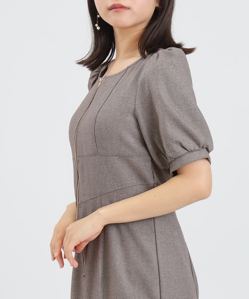 ASTORIA ODIER（アストリアオディール）の「フロントジップマーメイドワンピース（ワンピース・レディース・ブラック/ネイビー/ブラウン・SMALL/MEDIUM）」の18枚目の写真