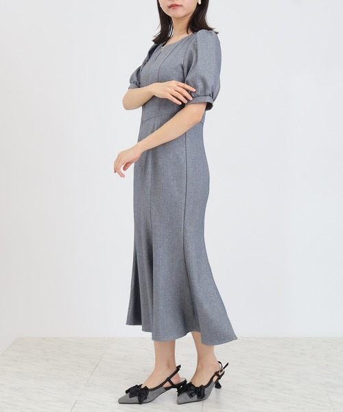 ASTORIA ODIER（アストリアオディール）の「フロントジップマーメイドワンピース（ワンピース・レディース・ブラック/ネイビー/ブラウン・SMALL/MEDIUM）」の5枚目の写真