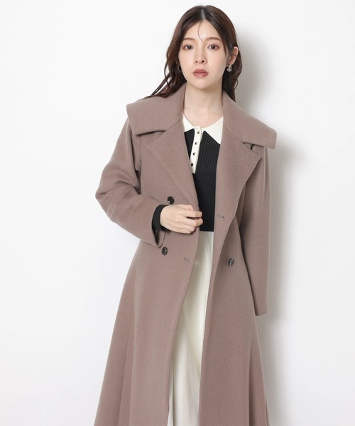 長袖ポロカラードッキングワンピース（ワンピース）｜Rirandture（リ