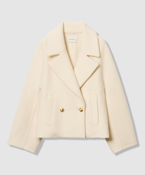 シャギーリバーショートコート（テーラードジャケット）｜ANAYI