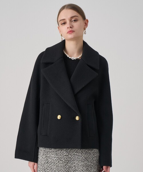 シャギーリバーショートコート（テーラードジャケット）｜ANAYI