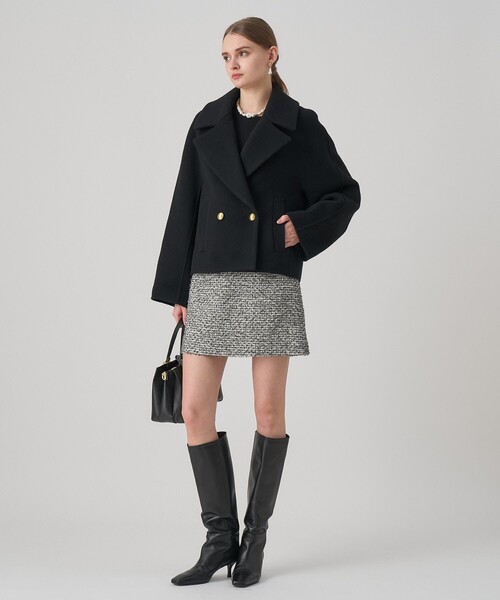 シャギーリバーショートコート（テーラードジャケット）｜ANAYI