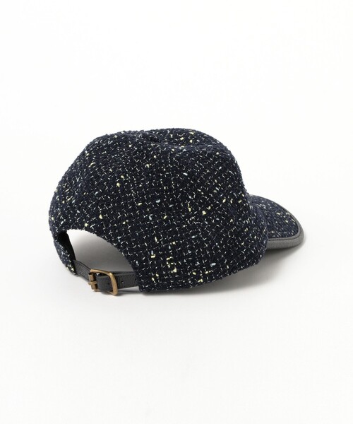 BEAMS(ビームス)の「ツイード キャップ(ハット・メンズ・ブラック/ブラウン・ONE SIZE)」の3枚目の写真