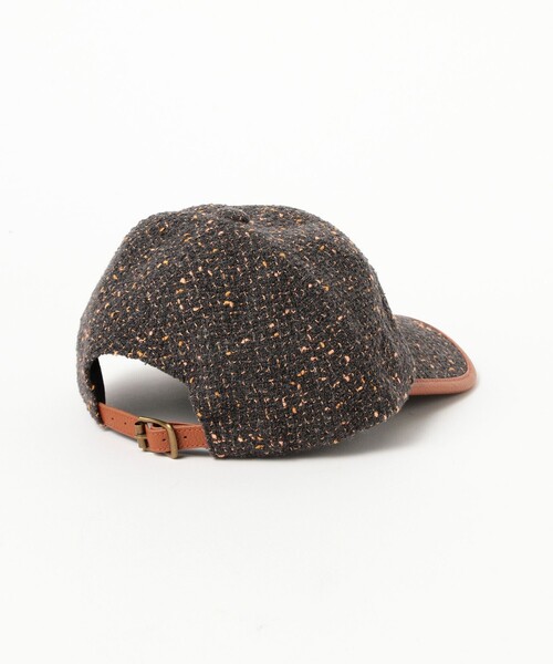 BEAMS(ビームス)の「ツイード キャップ(ハット・メンズ・ブラック/ブラウン・ONE SIZE)」の5枚目の写真