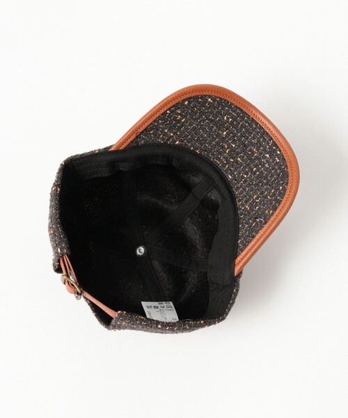 BEAMS(ビームス)の「ツイード キャップ(ハット・メンズ・ブラック/ブラウン・ONE SIZE)」の7枚目の写真