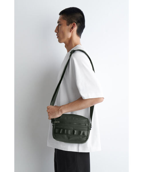 COS コス ナイロン クロスボディバッグ 2way ネイビー コス】COS CROSSBODY SADDLE BAG ナイロン クロスボディバック (COS