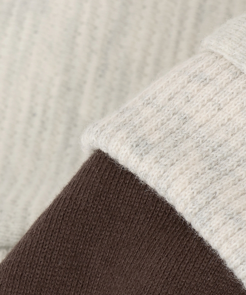 kladskap(クレードスコープ)の「電車アップリケベストレイヤード風プルオーバー(スウェット・キッズ・ブラック/ホワイト系その他・90cm/100cm/110cm/120cm)」の8枚目の写真