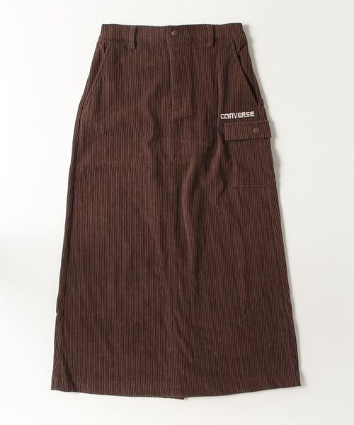 CONVERSE(コンバース)の「コンバース AP コーデュロイカーゴスカート(スカート・レディース・ボルドー/ブラック/ブラウン・L/S/M)」の5枚目の写真
