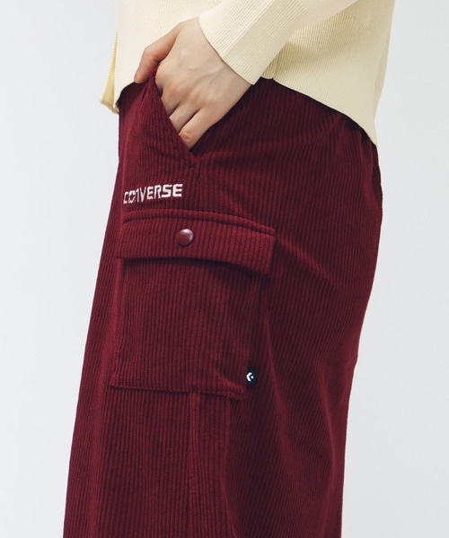 CONVERSE(コンバース)の「コンバース AP コーデュロイカーゴスカート(スカート・レディース・ボルドー/ブラック/ブラウン・L/S/M)」の8枚目の写真