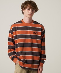 EBTEK ボーダー 長袖 Tシャツ
