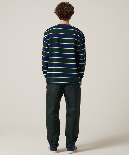 Eddie Bauer(エディーバウアー)の「EBTEK ボーダー 長袖 Tシャツ(Tシャツ/カットソー・メンズ・ブラック系/オレンジ系/グリーン系・M/XL/L)」の8枚目の写真