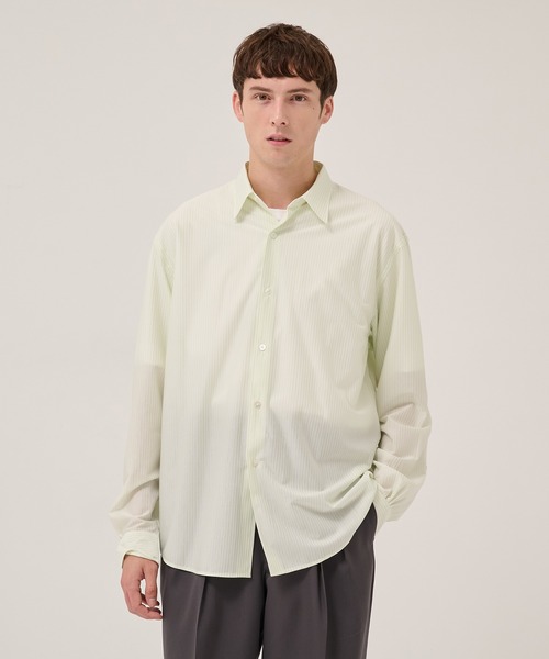 KANEMASA PHIL.】別注 46G Modest Stripe Shirt（シャツ/ブラウス